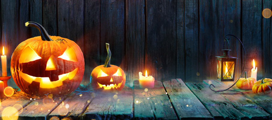 Image of pumpkin halloween lighting.