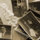 An image of old family photos that have been preserved.